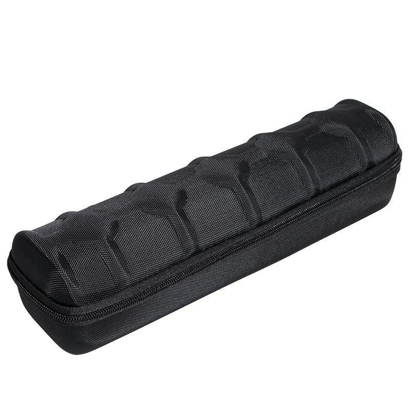 Black Portable Casio Watch Bag: 5-Slot, Dustproof, Drop-Resistant EVA Storage