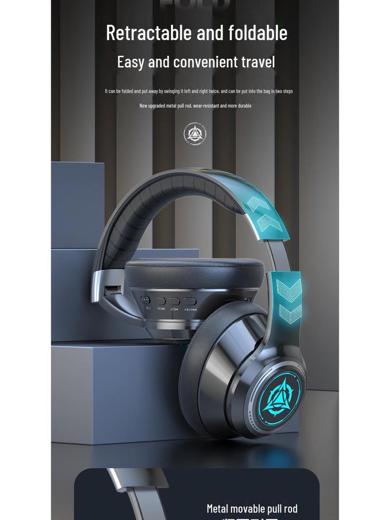 Cross-Border Hot Selling Wireless Bluetooth Over-Ear Headphones: Sports & Gaming Model