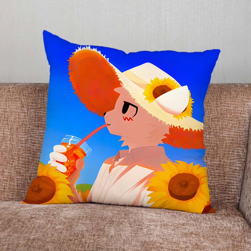 Cute B-Boykisser Cartoon Pillow Case For Home Bedroom Car Office Decoration Living Room Sofa Cushion Cover Suitable