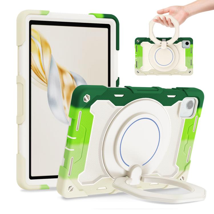Armor Portable Rotating Ring Holder Silicone Tablet Case