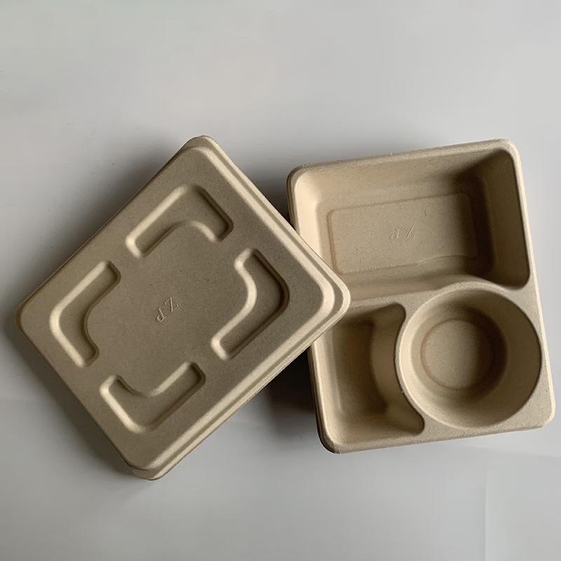 Compostable Pulp Takeaway Food Containers
