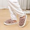 Winter couple fluffy slippers home warm fleece non-slip thick-soled golden turtle fleece indoor cotton slippers
