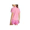 Adidas D2T FreeLift Round Neck Quick-Dry Sports Casual Short Sleeve T-Shirt Women Tops Blessing-Pink JZ0801