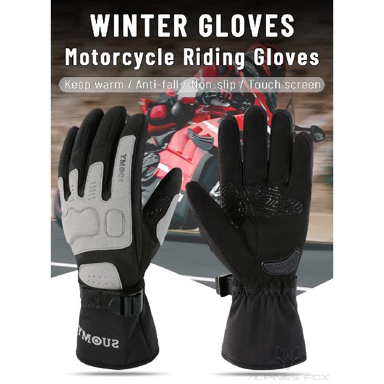 Motorcycle Gloves Windproof Waterproof Guantes Moto Motorbike Riding Gloves Touch Screen Moto Motocross Gloves Winter
