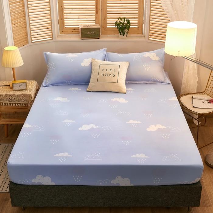 360 fully enclosed anti-mite and bacteriostatic protective cover, single-layer waterproof mattress, protective cover