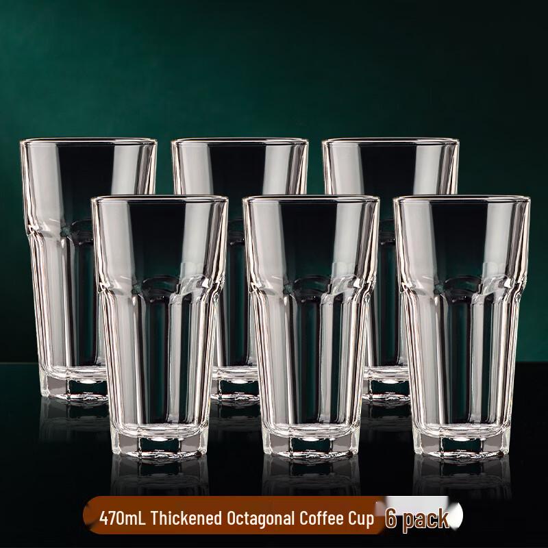 

Octagonal Glass Tumbler Set