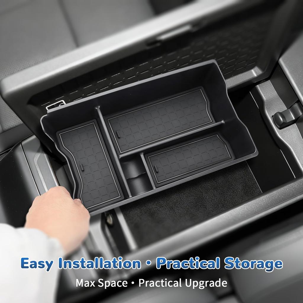 MARCHFA RAV4 60 Series Center Console Armrest Console Box Storage Compartment Armrest Storage Box Design Interior Parts Organization Storage Easy