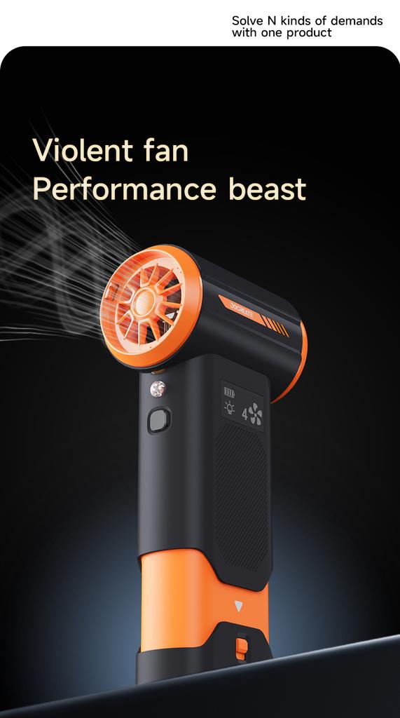 Multi functional Violent Turbo Fan Strong Suction Portable Wireless Electric Dust Car collector Office Electric Air Duster Fan