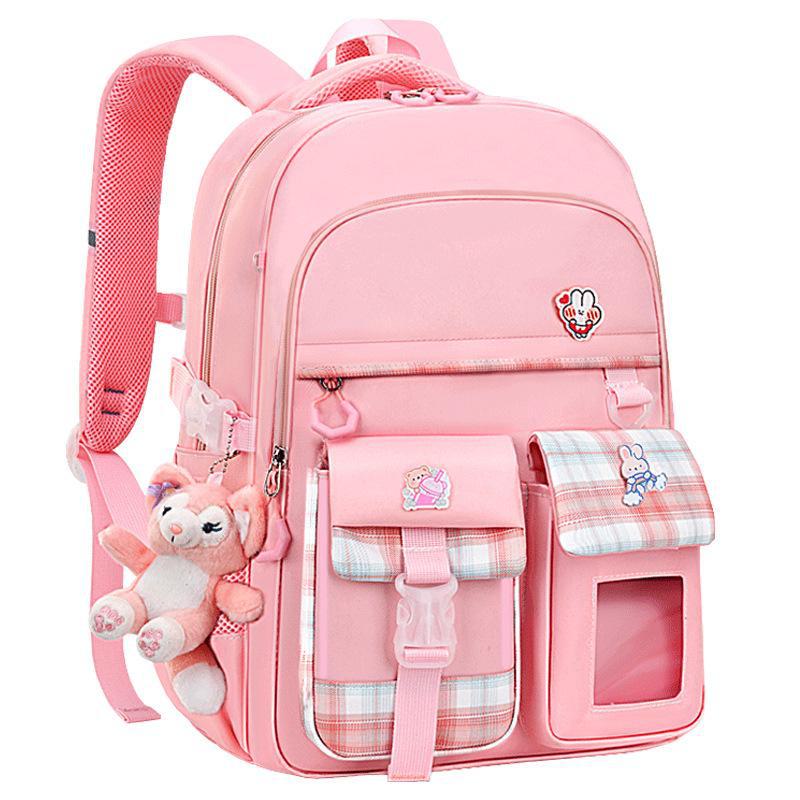 Ultra-Light, Spine-Protective Schoolbag for Elementary Girls (Grades 3-6)