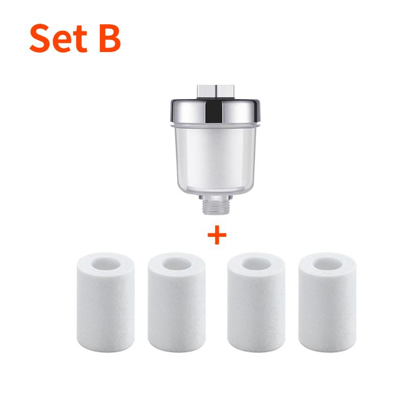 Transparent Faucet Water Purifier Shower Head Filter Shower Head 5 Micron PP Cotton Shower Filter for Kitchen Bathroom Tools
