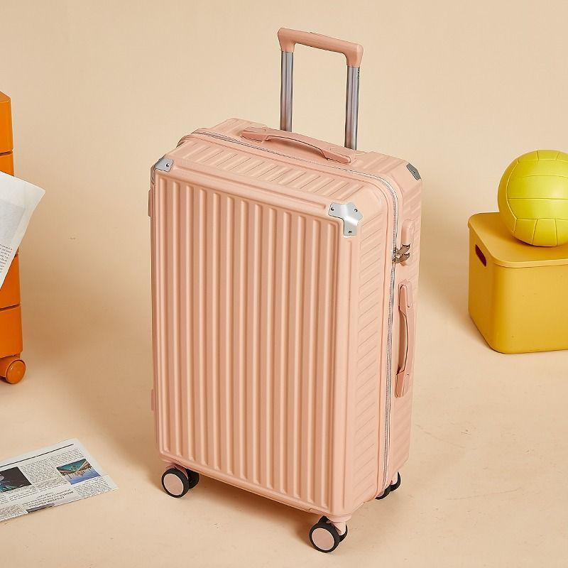 Women's 24-Inch Large Capacity Trolley Suitcase with Combination Lock; 20-Inch Option Available