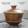 Jingdezhen-Chinese Gaiwan Tea Bowl, Household Porcelain Cups, Beautiful Teaware Teacup and Saucer Set, Ceramic Drinkware Tureen