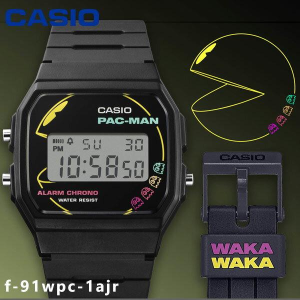 Классические часы Casio F-91WPC-1AJR, коллаборация Pac-Man
