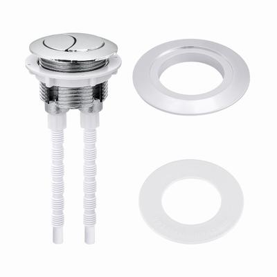 Toiletten-Druckspülknopf Ersatz Doppel-Toilettenspülknopf Runder Kopf Für 38/48/58mm Badezimmer-Toilettenwassertank Reparatur