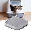 Katzenklo-Stufe Katzenstreufänger Rampe Box Doppellagiges erhöhtes Tablett mit Filterfunktion Rutschfester Fänger Einfache Reinigung