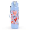 1PC Mixed Red Heart Love Pattern Print 750ml Color Plastic Sports Water Bottle Leakproof Flip Straw Lid Suitable for Sports Office Home Use