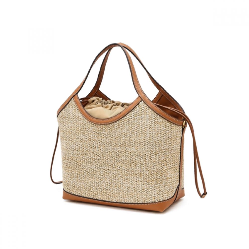 Daks SuMMer Raffia Leather Tote M Dcba6e140i2