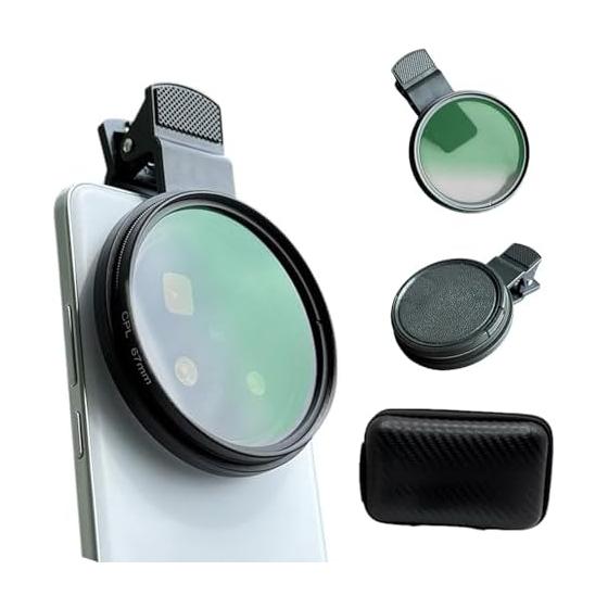 67mm Polarizing Filter CPL Macro Lens Clip Smartphone Camera Compatibility Can be used with both camera and smartphone lens-67 (CPL Filter 67mm)