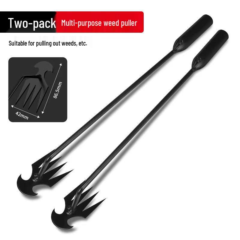 Manganese Steel Weeding Hoe: Root Remover & Soil Loosener Tool for Gardening & Farming.