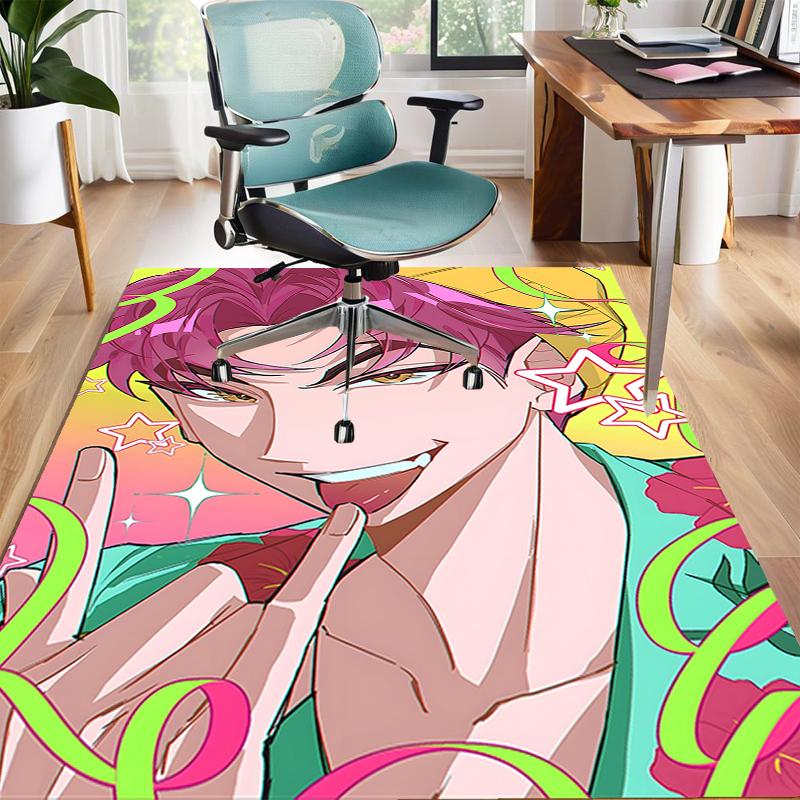 1pc KPop Demon Hunters27 Design Area Rug - Non-Slip, Soft & Cozy Floor Mat for Living Room, Bedroom, Office - Indoor/Outdoor Decorative Carpet
