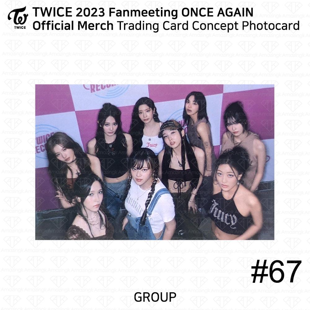 Twice 8. Jahrestag ONCE AGAIN Fanmeeting Pop-up MD Sammelkarte Fotokarte