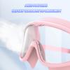 Swimming Goggles for Kids Boys and Girls HD Waterproof and Anti-Fog Electroplating Large Frame Swim Goggles Swimming Accessories
