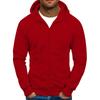 Men Full Zip Up Sweatshirts Long Sleeve  Pullover Tops Casual  And Tall Jackets With Pockets