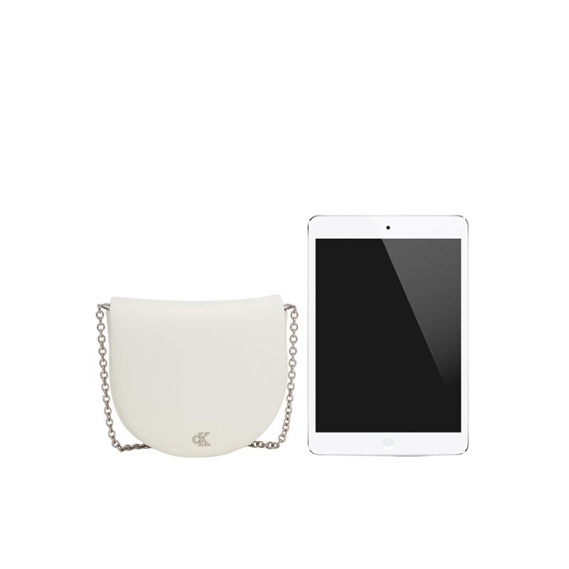 New CALVIN KLEIN Synthetic Material Crossbody Bags Women's Ivory White DP1705-115