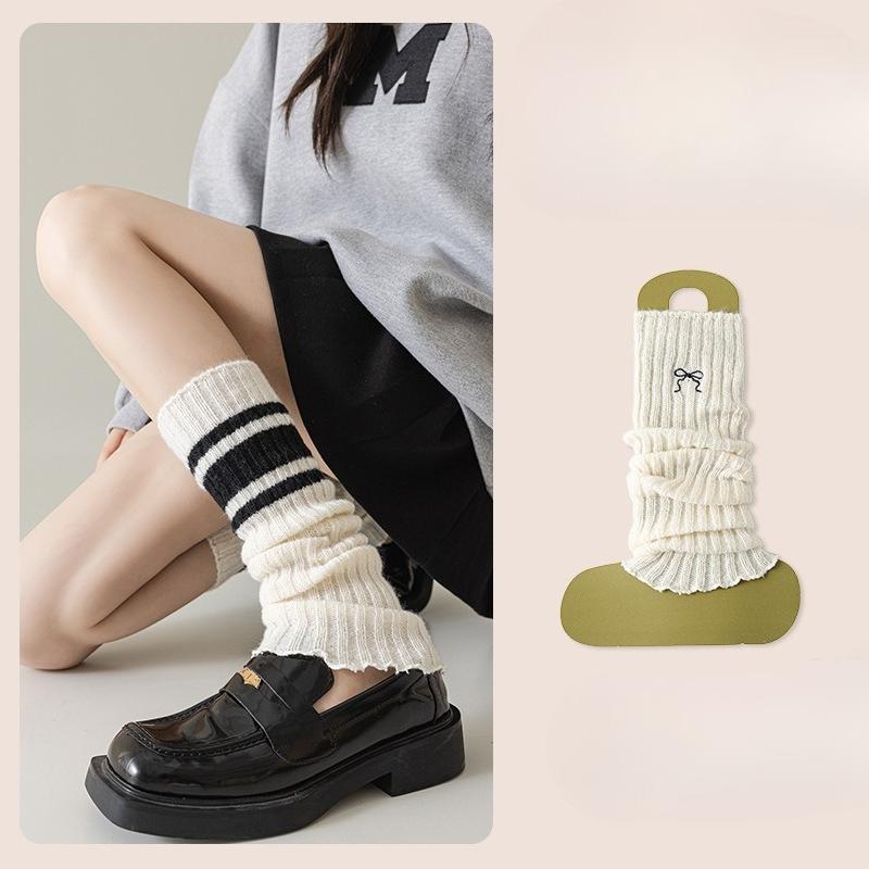 

Comfortable and Versatile Socks, Women s Long Calf Socks, Warm for Autumn and Winter, Pile Socks 1 pair