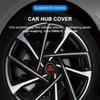 4PCS  Car Wheel Center Stickers Hub Decals Auto Styling For Mitsubishi Mirage G4 KU8