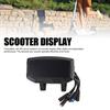 Scooter Control Panel Stable Real Time Monitoring ABS Accurate 48V Easy Installation Scooter Display for Replacement