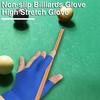 1Pc Luva de Bilhar Macio Respirável Alta Elástico Antiderrapante Mão Esquerda Três Dedos Luva de Bilhar Piscina Suprimentos Esportivos
