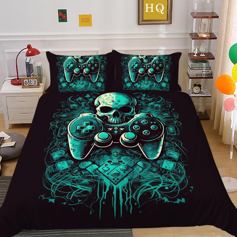 3D Game Console Printing Bedding Set Cover Bedspreads Single Size High Quality Fashion Home Textiles