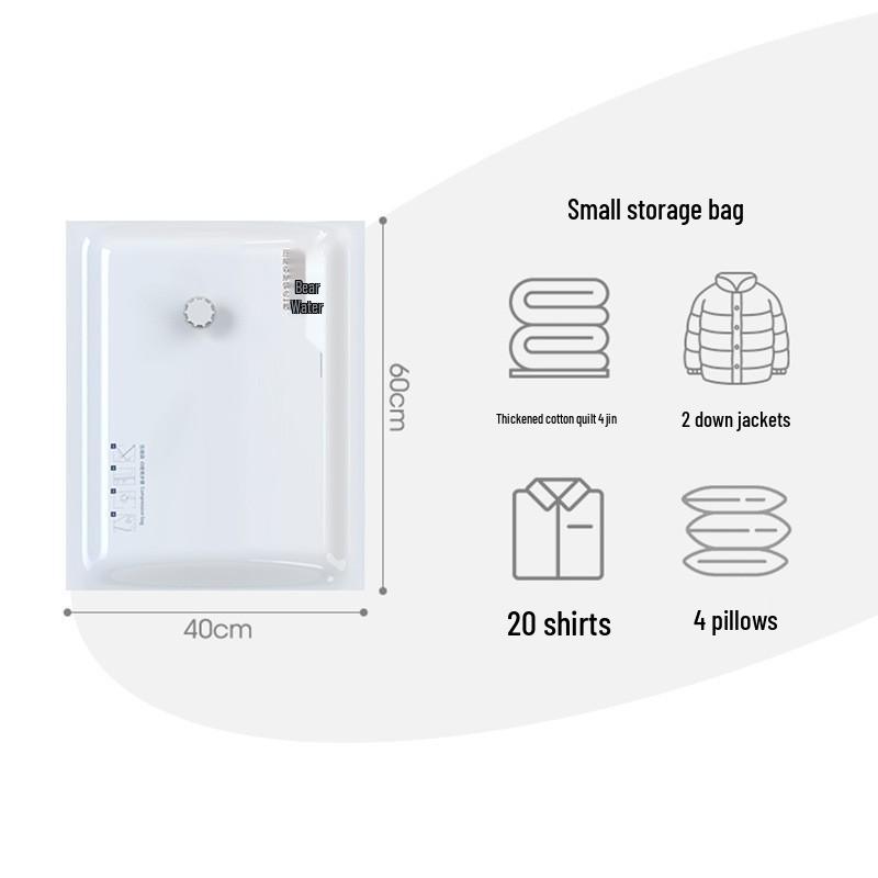 Vakuum-Kompressions-Aufbewahrungsbeutel für Steppdecken, Kleidung und Daunenjacken
