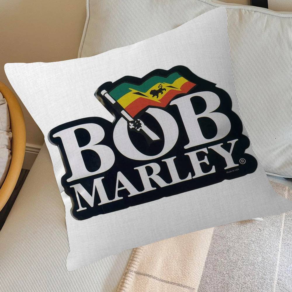 Classic Bobs Marley & T-The Wailers Cushion Cover Decorative Pillow Sofa Home Decor Case Pillow Cases