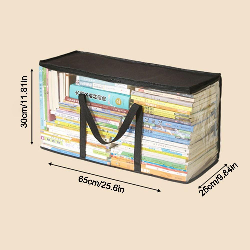 Waterproof Collapsible Pouch Large Capacity Books Collection Container  Student