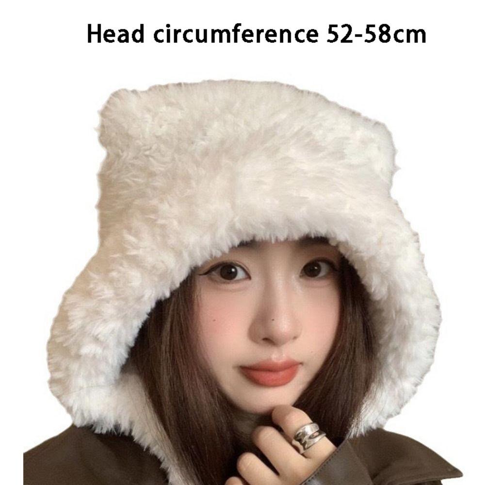 Winter Ear Protection Hat Fashion Bear Beanies Bonnet New Plush Earmuffs Cap