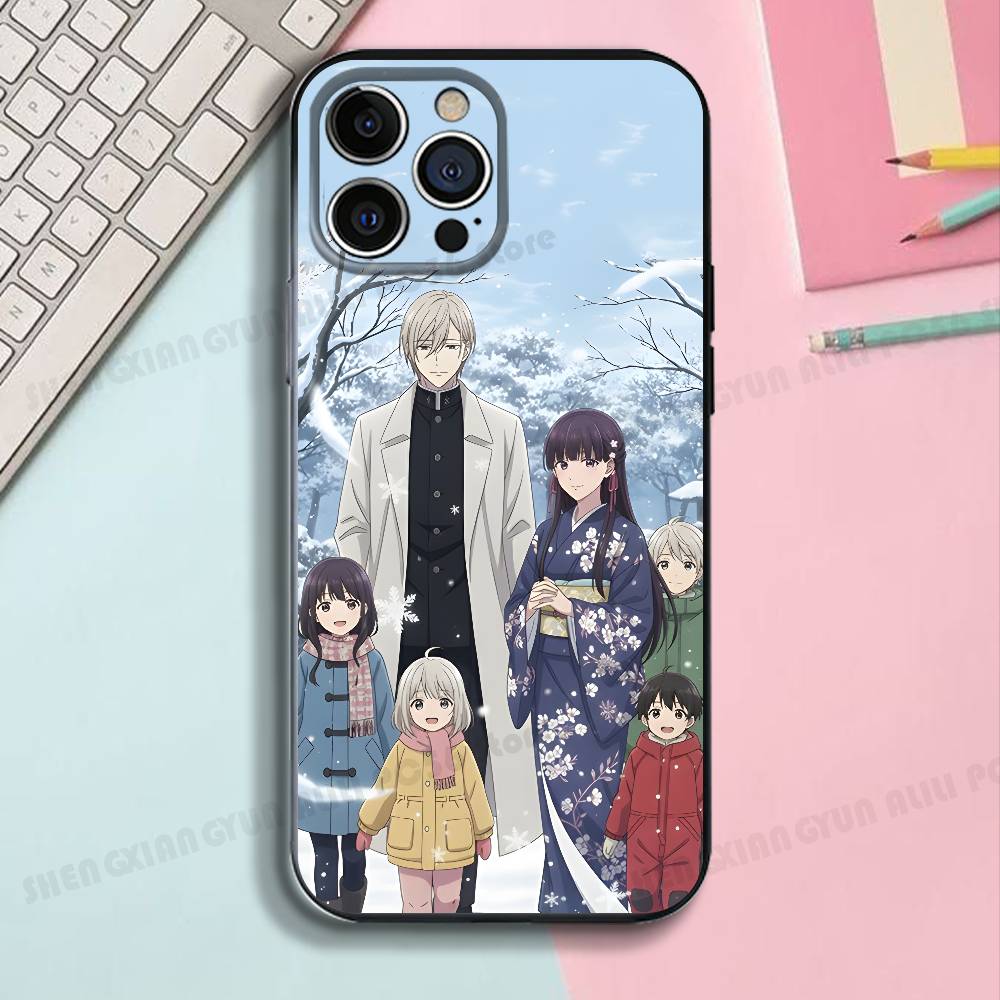 Anime M-Miyo K-Kudou Silicone Soft Phone Case For IPhone17 16 15 14 13 12 11 Pro Max Plus X XR SE Cover