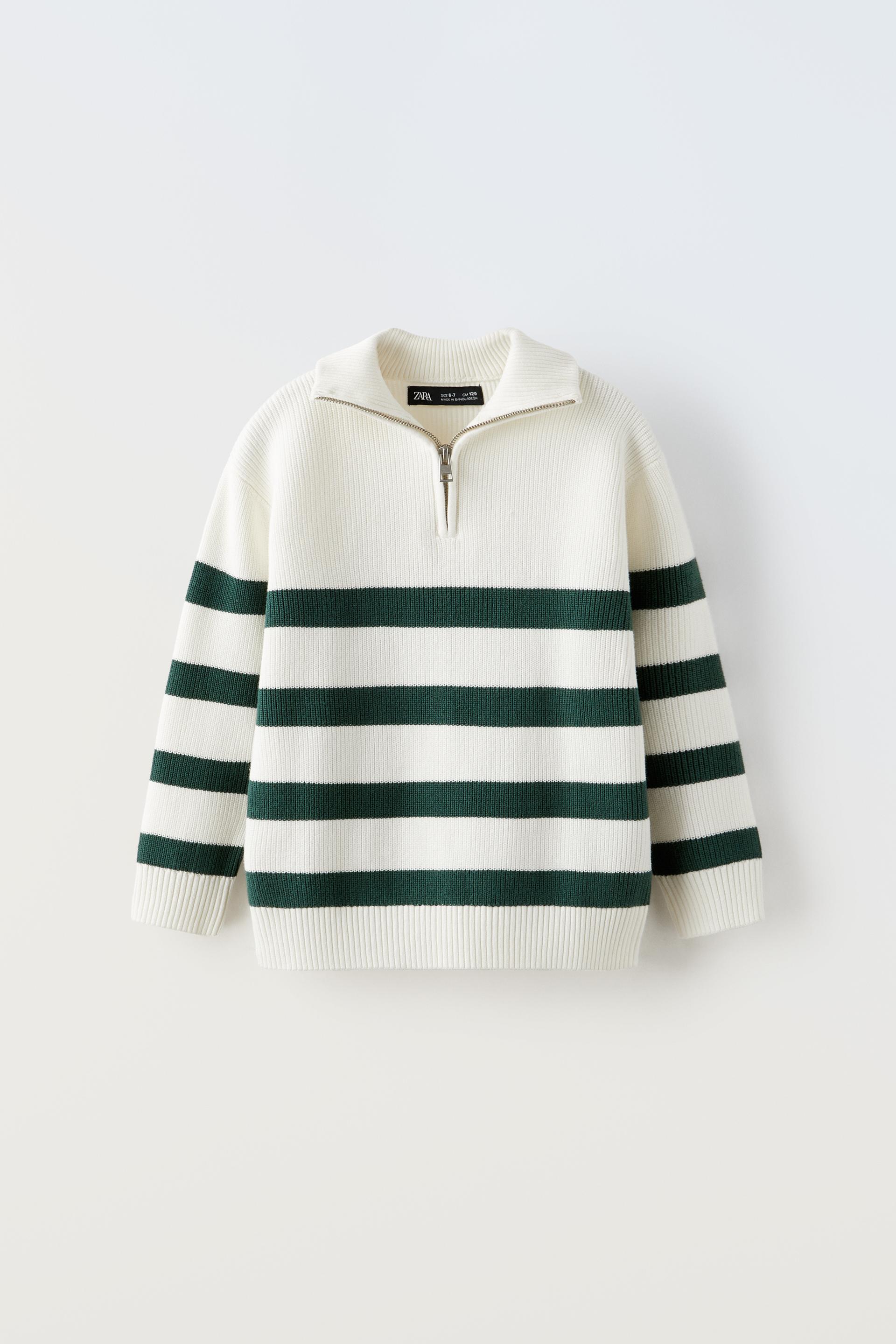 

ТРИКОТАЖНЫЙ СВИТЕР В ПОЛОСКУ