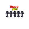 M4/M5/M6 Petal-shaped Rivet Nut Bolts Kits Expansion Metal Rivet Nuts Car License Plate Mounting Clamps and Fasteners