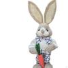Easter Bunny Figurine Statue Cartoon Souvenir Party Decoration Handicraft 35cm for Garden