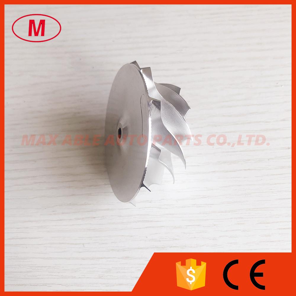 RHF5 Reverse 11+0 Blades 49.50/63.80mm Point Milling,snake Curve,high Performance Aluminum 2618/milling/billet Compressor Wheel