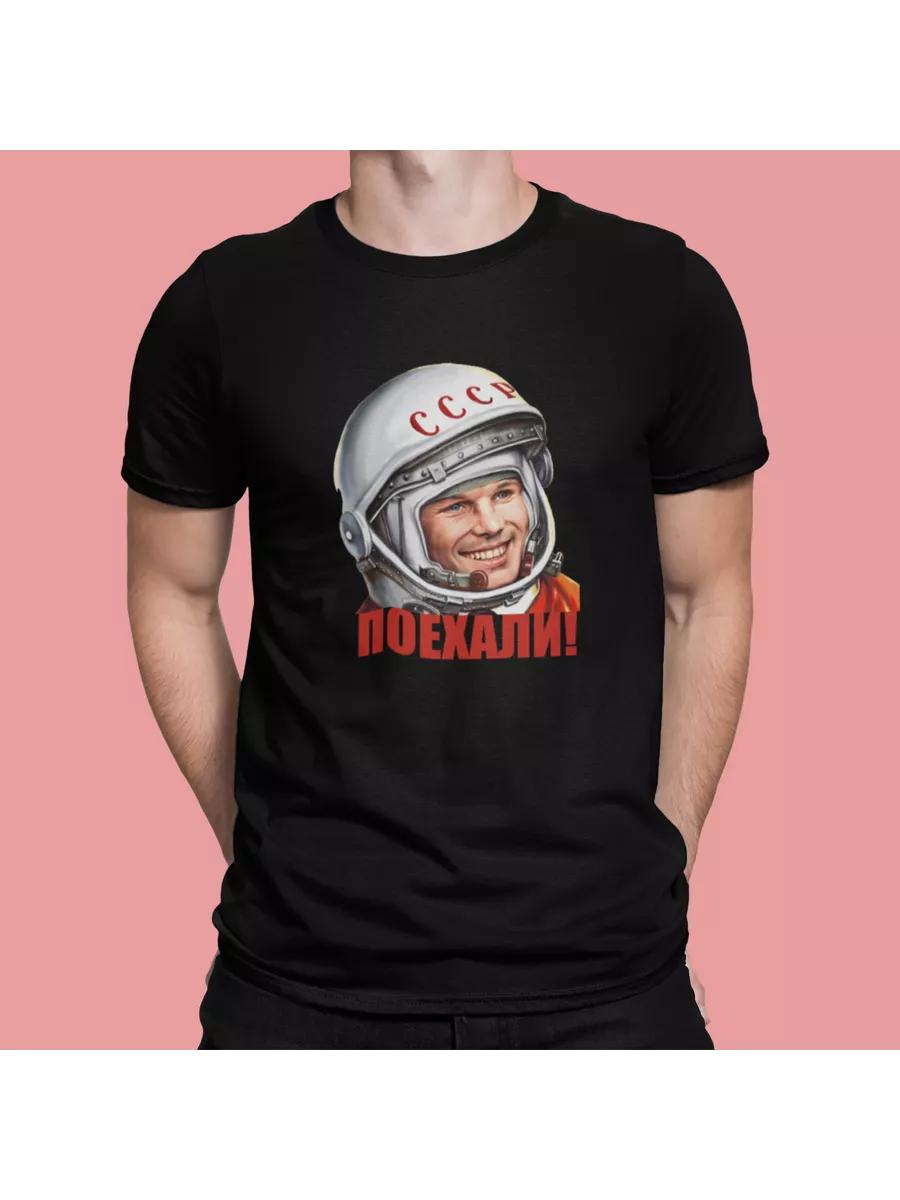 Gagarin print T-shirt M