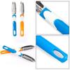 1PCS Vegetable Peelers Stainless Steel Swiveling Twin Blades Potato-eye Remover Fruit Zesters Kitchen Tool