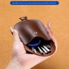 Mini Key Holder Household Multi-Functional Key Case Large Capacity Faux Leather Key Chain Key Bag For Cars, Office, Travel