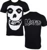 Red Robe Candelabra Skull Misfits Horrorpunk Rock Band Graphic Tshirt Cotton Unisex Unisex Streetwear Tee