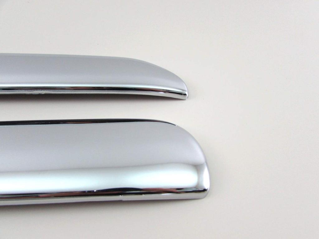 BRIGHTZ Chrome Door Handle Covers for Fit Shuttle Hybrid GP2 Key Compatible with GP2 Fit Shuttle Fit Shuttle Fit 30567 (Smart Compatible)