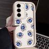 The Evil Eye Blue Eyes Phone Case For Samsung S26 S25 S24 S23 S21 S20 Ultra For Galaxy S25 S24 FE S26 Plus Funda Silicone Cover