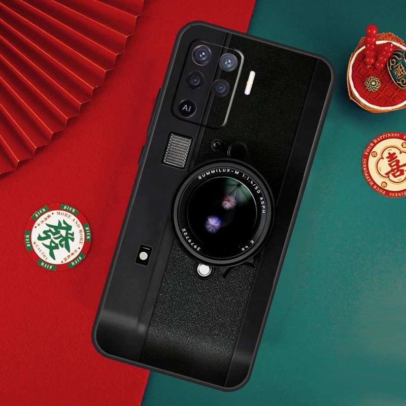 Retro Nostalgia Camera Case For Oppo A76 A16 A96 A17 A60 A40 A80 A98 A58 A78 A18 A38 A57 A74 A54 A94 A15 A5 A6 Pro