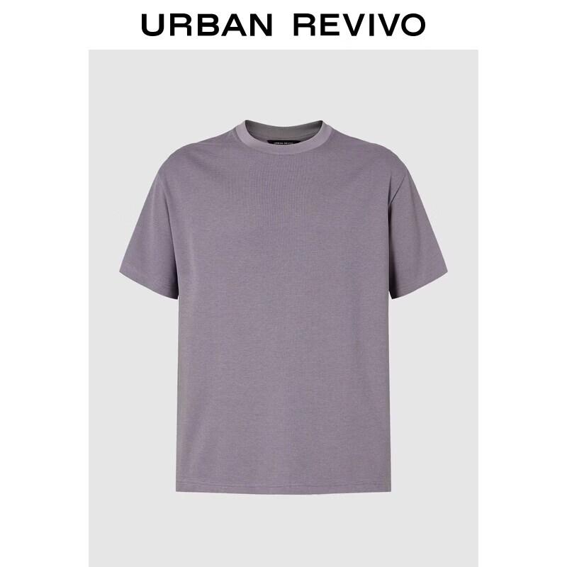 UR2026 Men s Casual Stitched Round Neck T-Shirt XS